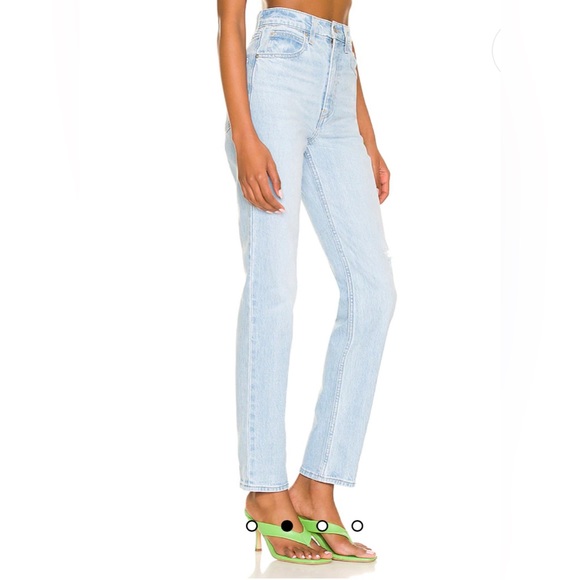 Levi’s High Rise Straight Light Wash - Picture 1 of 7
